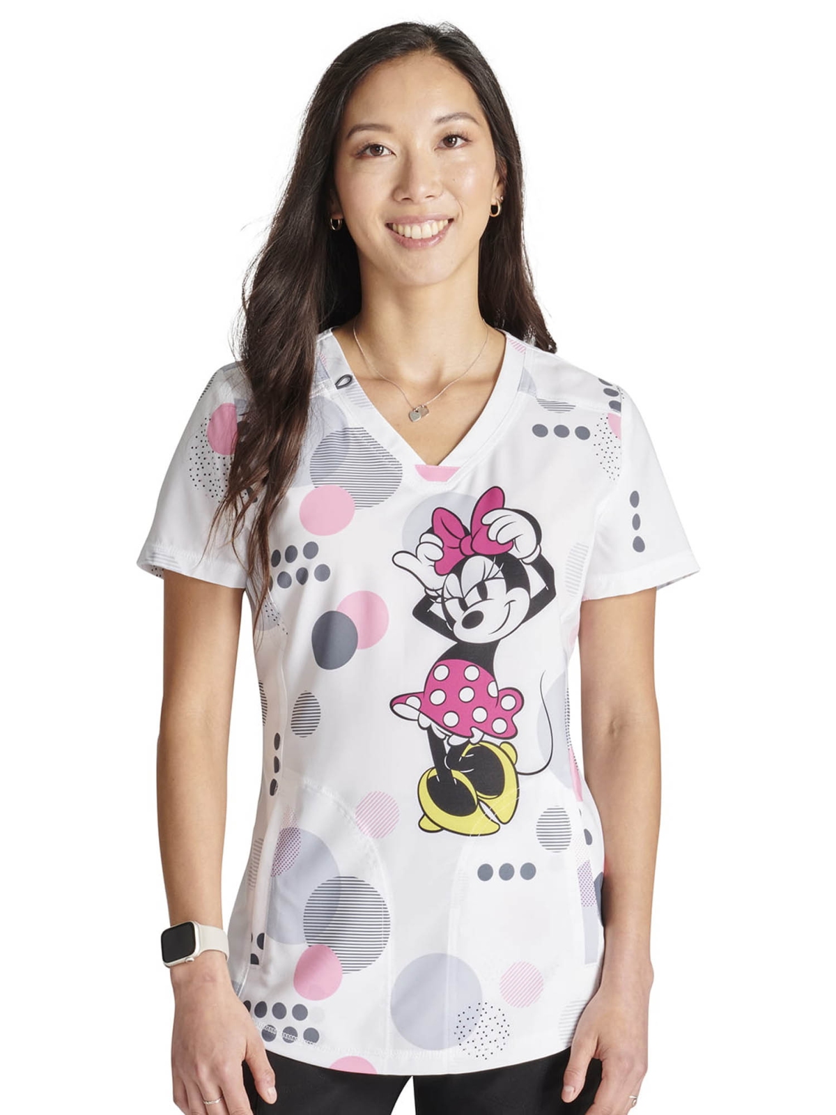 Bluza medyczna Disney Minnie - obrazek 2