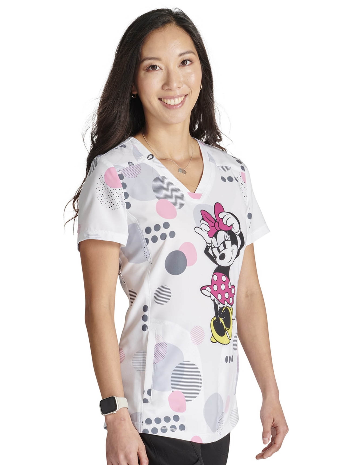 Bluza medyczna Disney Minnie - obrazek 3