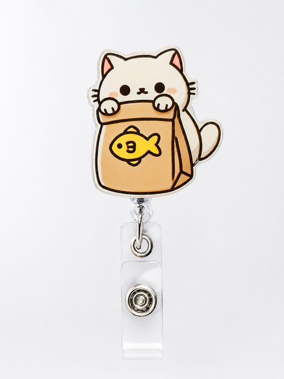 Zawieszka do identyfikatora Cat with a Bag