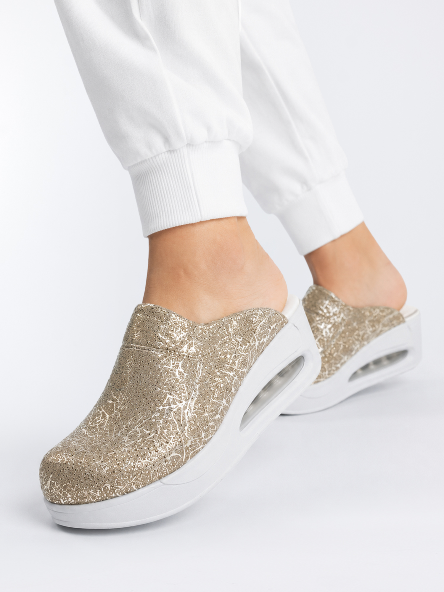 Klapki medyczne Airmax 406 Złoty pył - obrazek 2