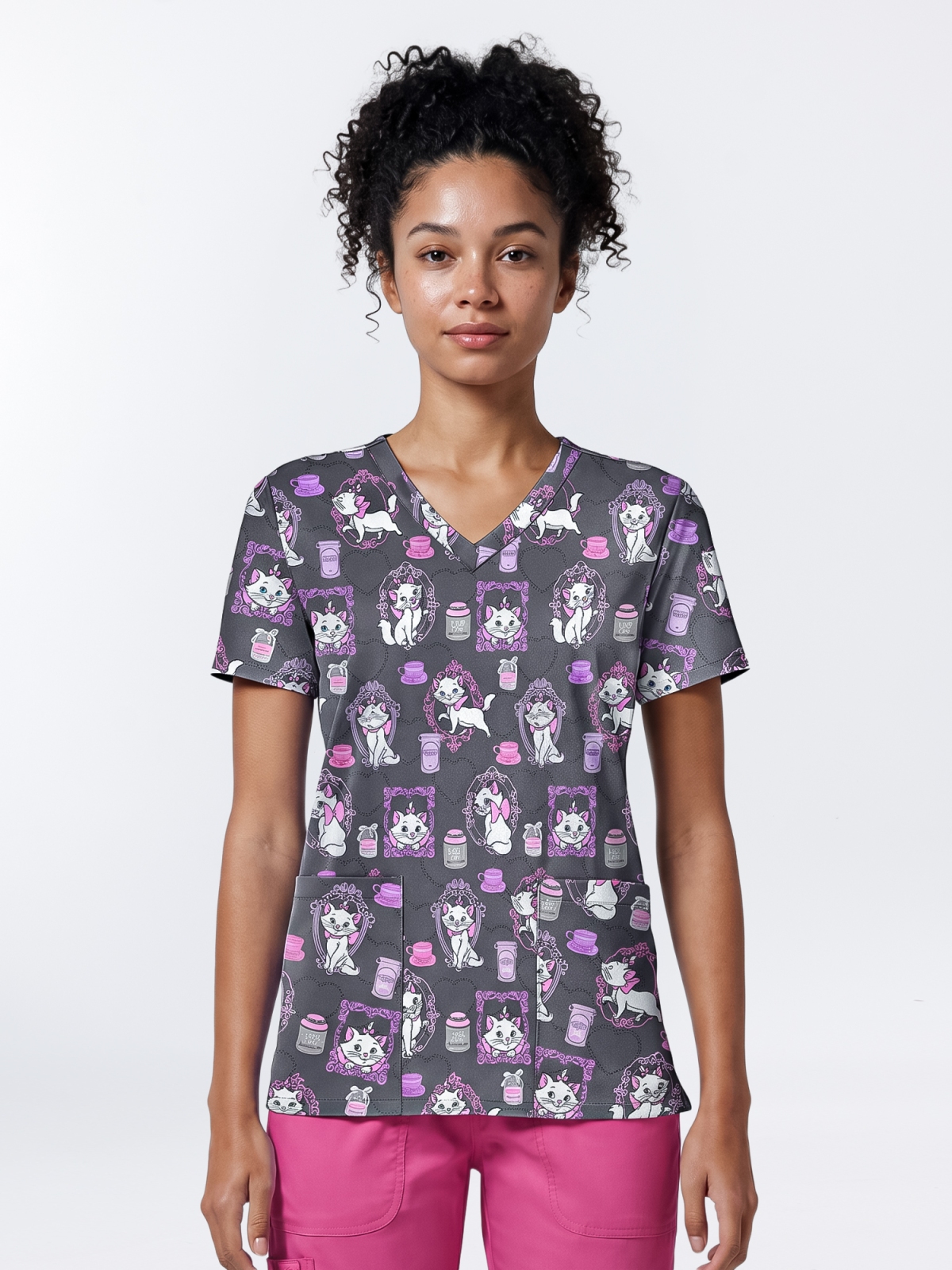 Bluza medyczna Disney Cafe Cat