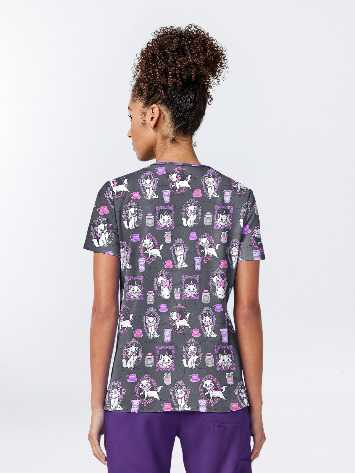Bluza medyczna Disney Cafe Cat - obrazek 2