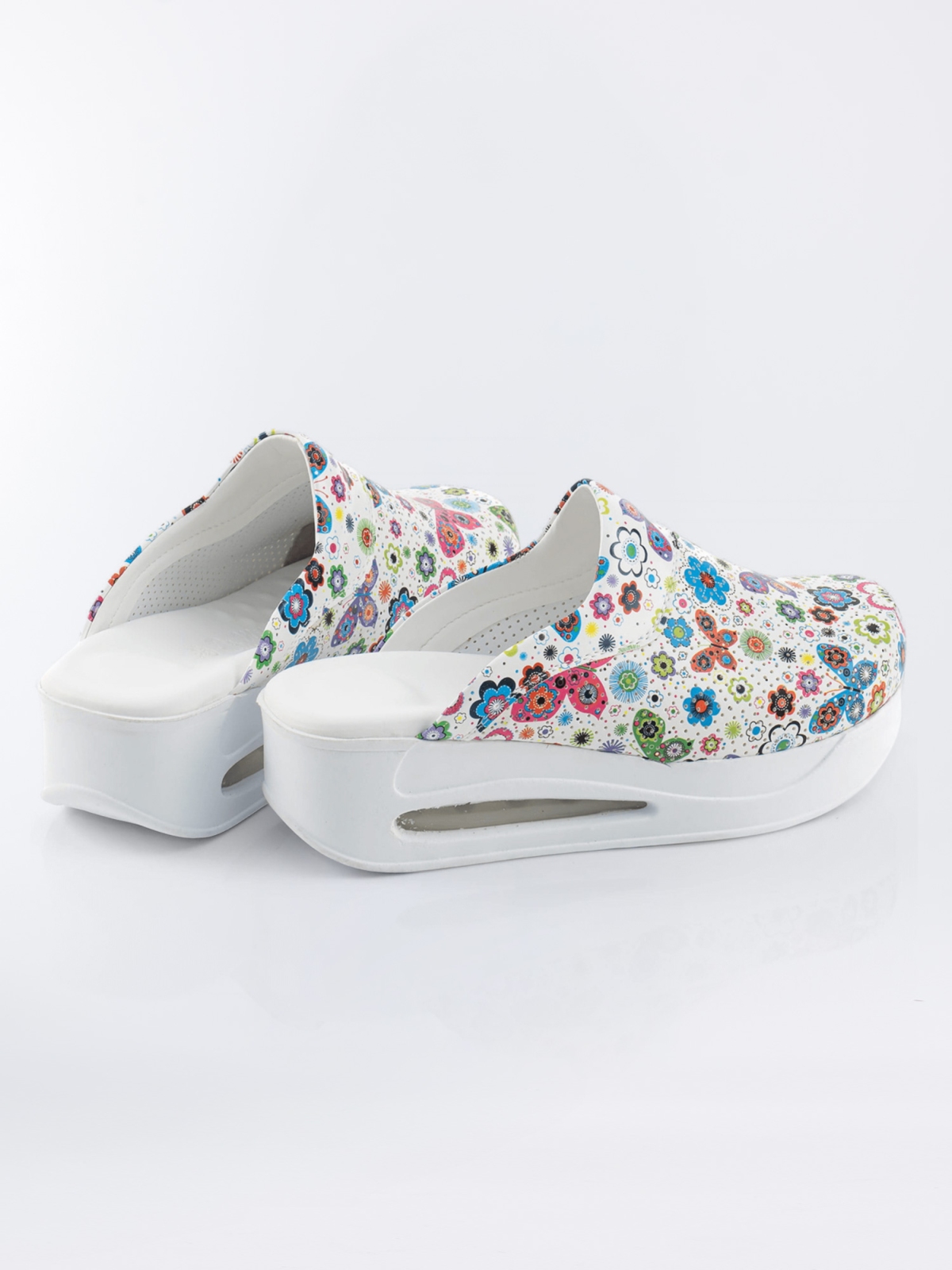 Klapki medyczne Airmax 952 Kwiaty i motyle - obrazek 4