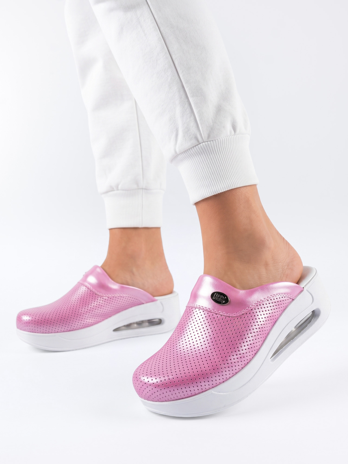 Klapki medyczne Airmax 906 Różowa Perła - obrazek 2