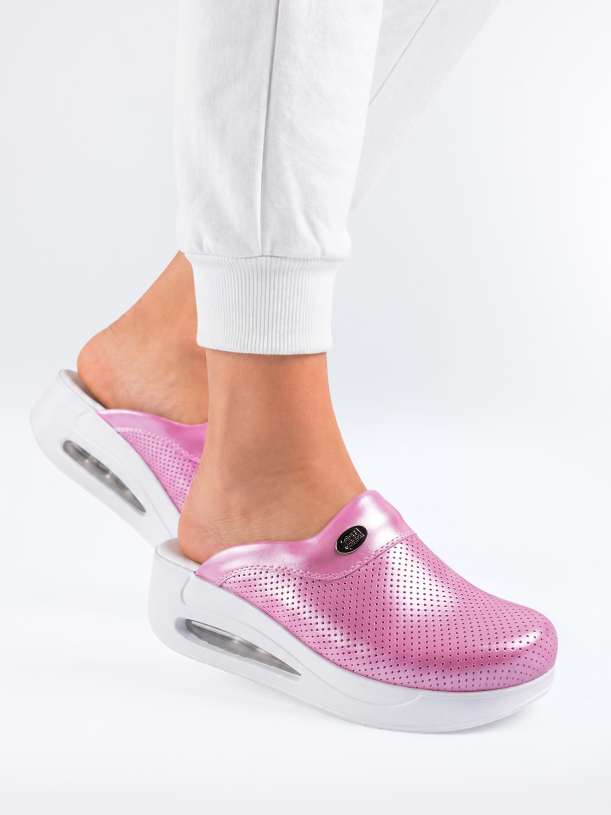 Klapki medyczne Airmax 906 Różowa Perła - obrazek 3
