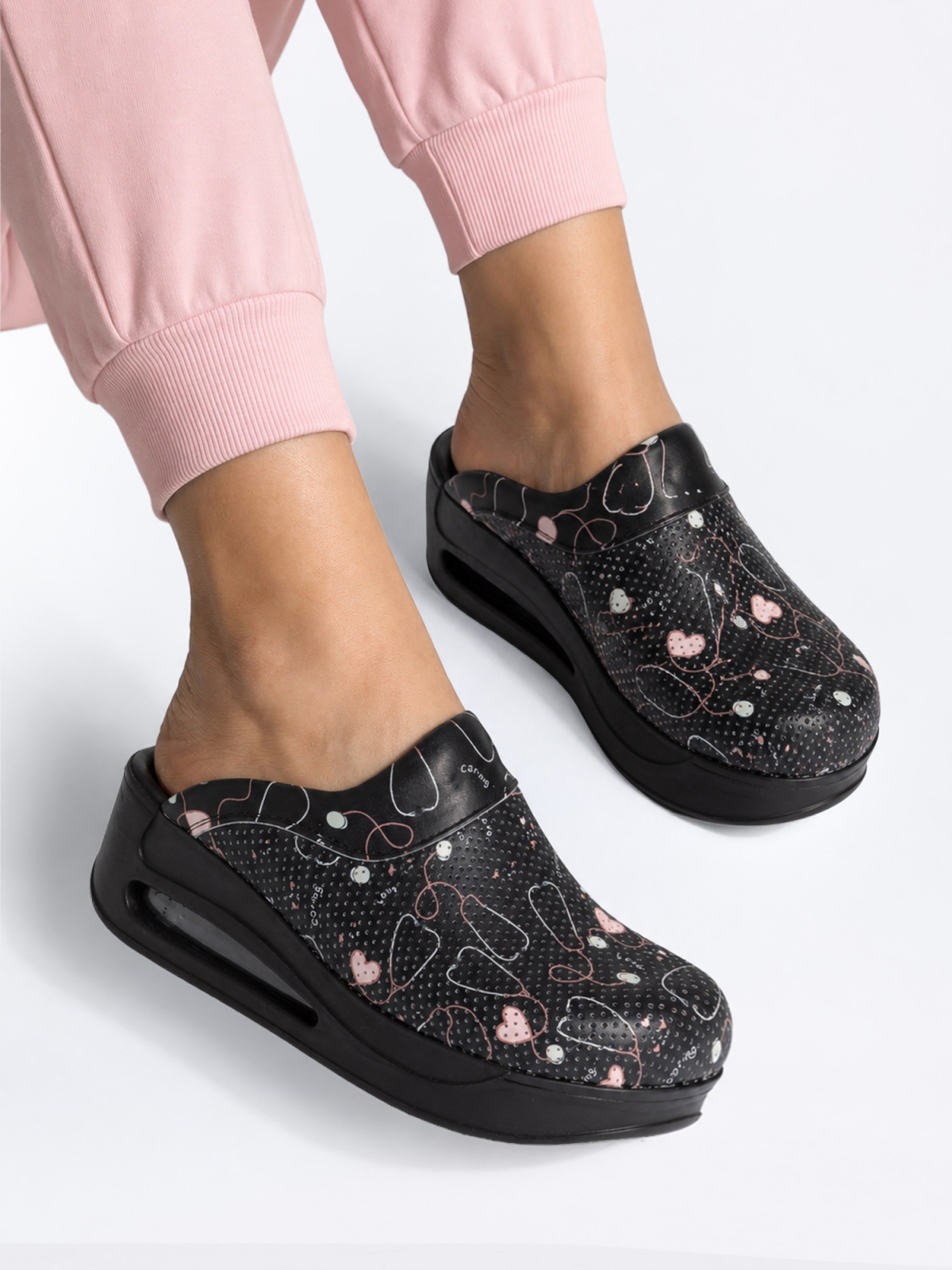Klapki medyczne Airmax 412 Stetoskopy czarne - obrazek 2