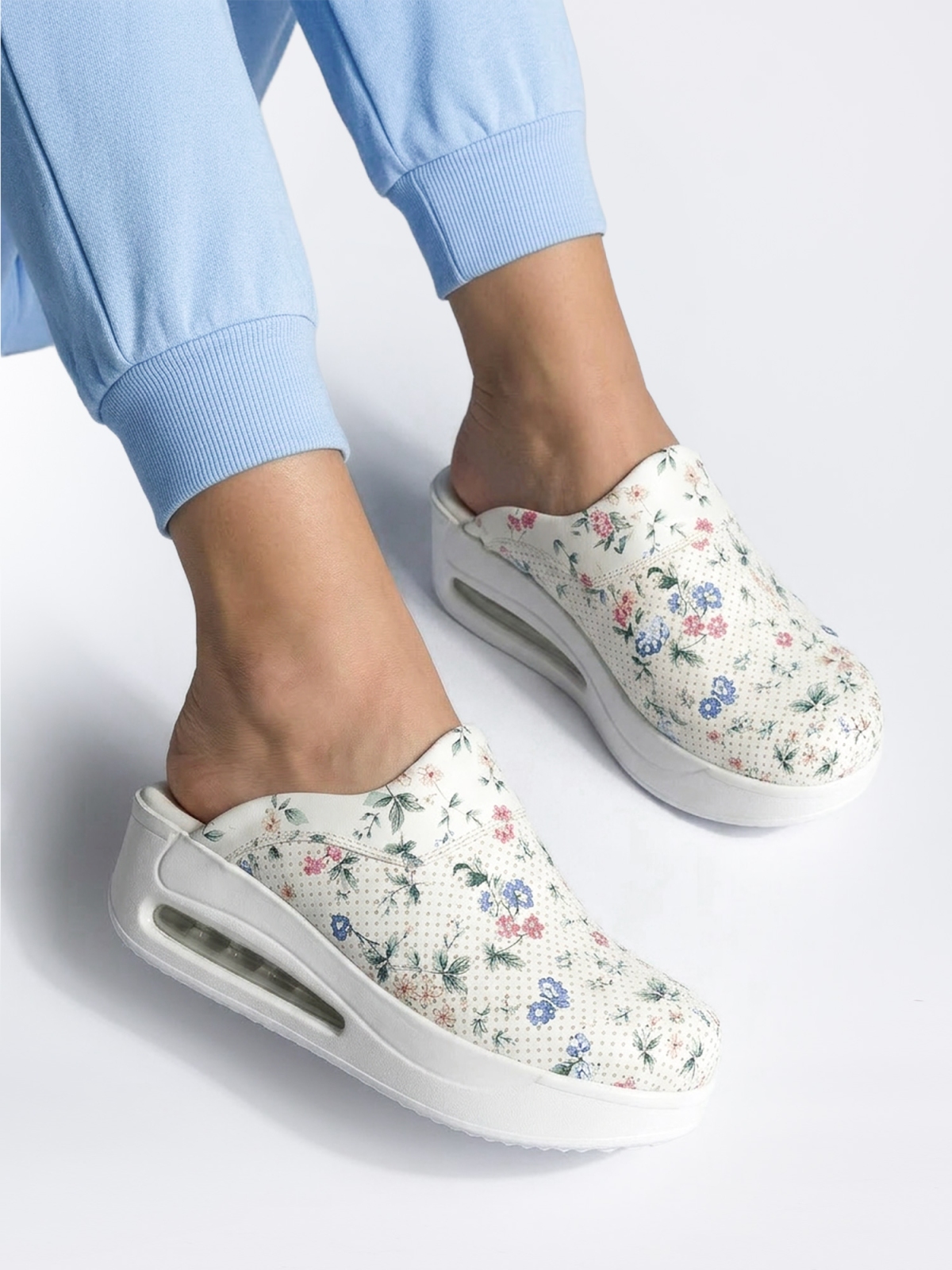 Klapki medyczne Airmax 909 Wiosenne Kwiaty - obrazek 5